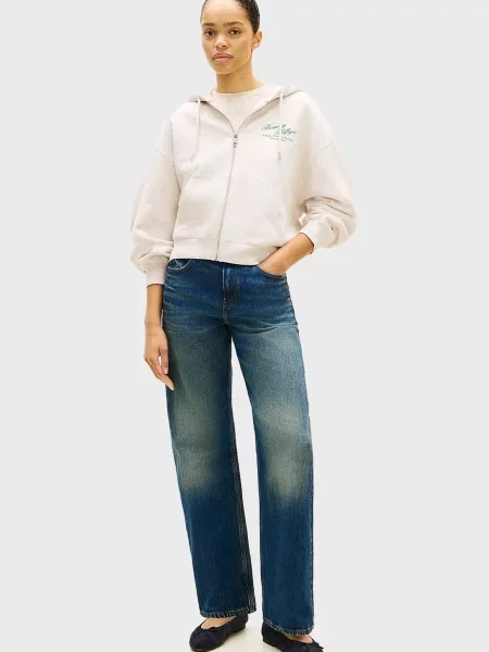 Махрове худі Tommy Hilfiger бежеве