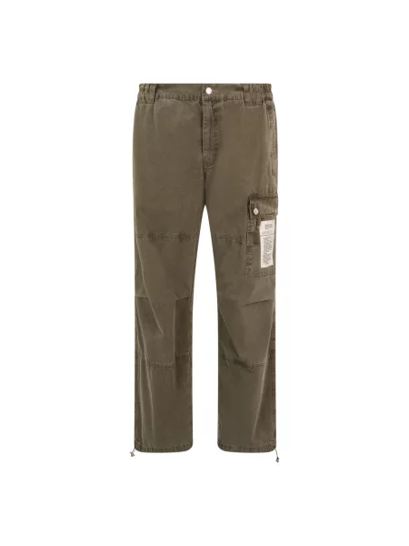 Spodnie cargo Moschino zielone