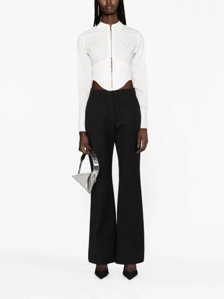 Spodnie Givenchy dzwony czarne