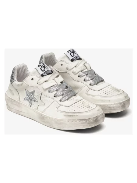 Sneakersy 2star skórzane białe