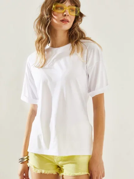 Bianco Lucci Tricou alb