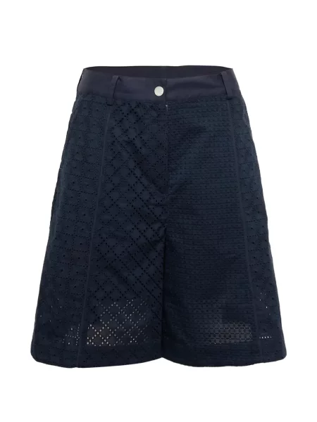 Pantaloni scurți 3.1 Phillip Lim cu broderie albastru