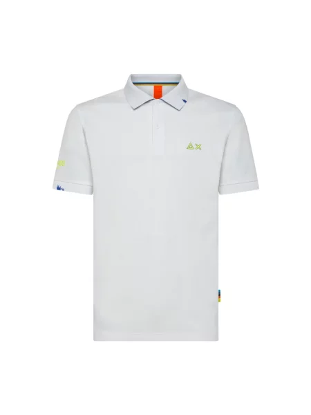 Koszulka polo Sun68 z logo biała