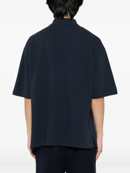 Polo Maison Kitsune albastru