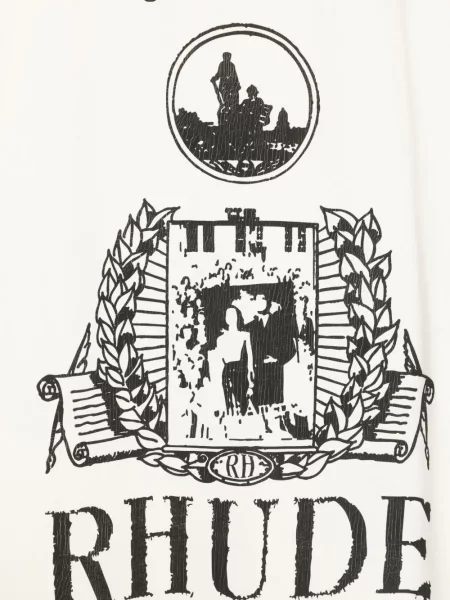 Tricou Rhude alb