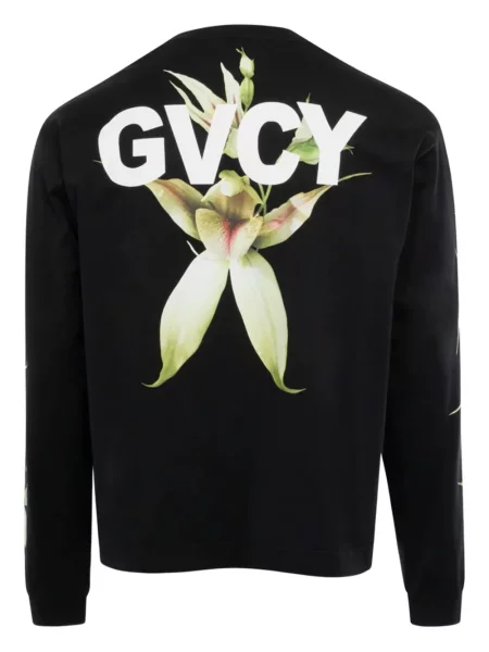 Tricou Givenchy cu imagine lung negru
