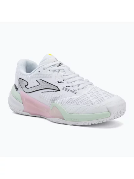 Încălțăminte de tenis pentru femei Joma Roland Lady AC white/pink alb