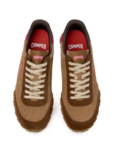 Sneakerși Camper din piele de căprioară maro