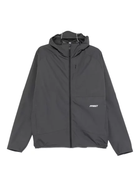 Bunda Family First s kapucí šedá