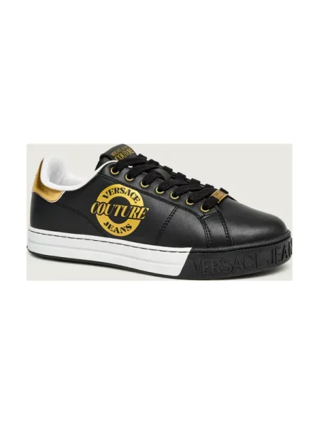Versace Jeans Couture Bőr edzőcipő FONDO COURT 88 DIS. fekete