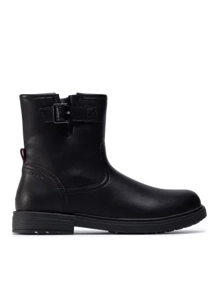 Μπότες Geox J Eclair G.B D μαύρο