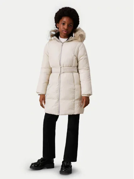 Calvin Klein Jeans Žieminė striukė Classic smėlio
