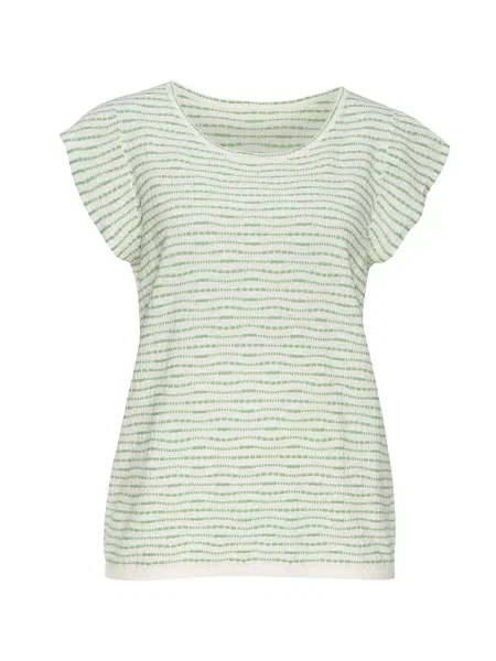 VIVANCE Tricou crem verde