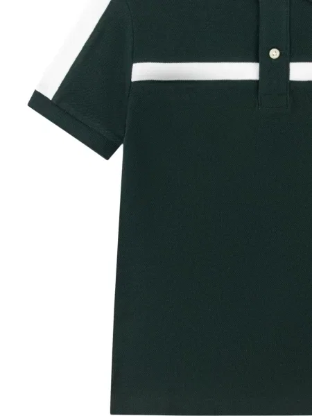 Koszulka polo dziecięca Lacoste zielona