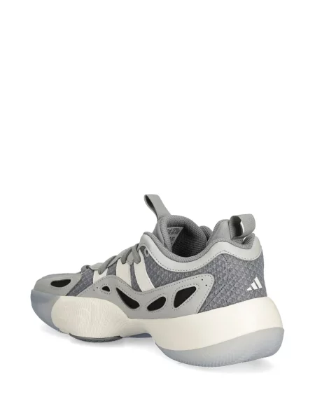 Sneakersy Adidas Terrex w paski z nadrukiem skórzane czarne