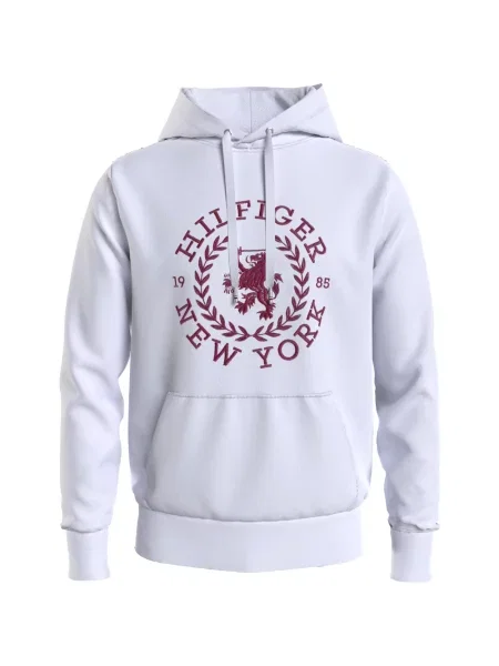 Tommy Hilfiger Bluzy Mężczyzna L Bluza z Kapturem biały
