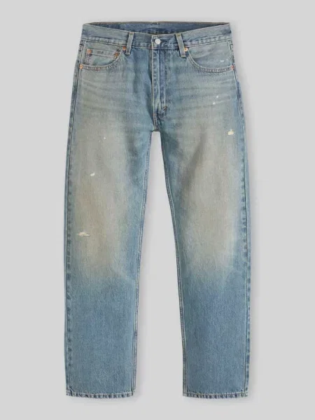 Jeansy o kroju relaxed fit z czystej bawełny 5 kieszeni Levi's niebieskie