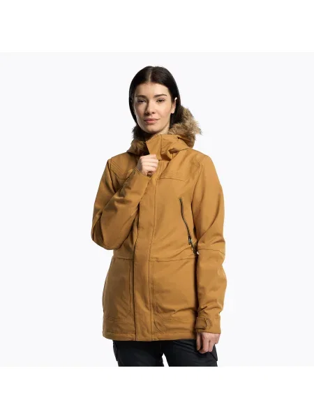 Olcsóbban. Női snowboard dzseki Volcom Shadow Ins Caramel Méret: XS barna