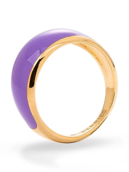BERRIES inel pentru femei din argint placat cu aur Viva Lavender Mini Ring
