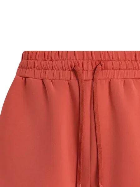 Pantaloni scurți Varley cu cordon portocaliu