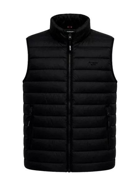 Superdry & Co Vestă FUJI LITE' negru