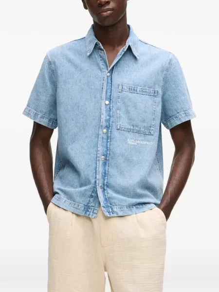 Traper košulja Karl Lagerfeld Jeans plava