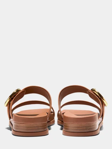Кожаные шлепанцы Cole Haan коричневые