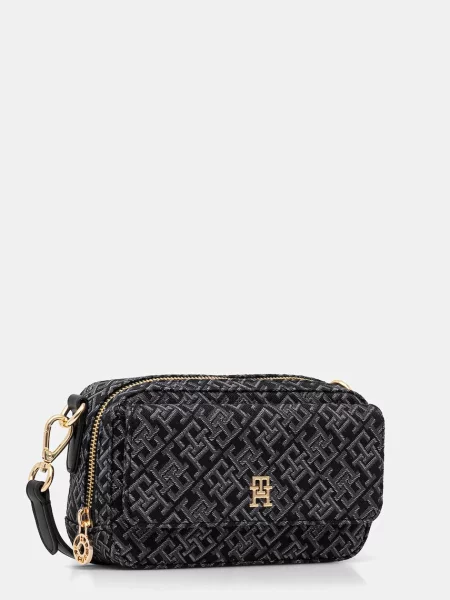 Geanta crossbody Tommy Hilfiger negru