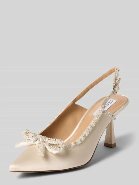 Czółenka z ozdobną kokardą model Florissa' Steve Madden biała