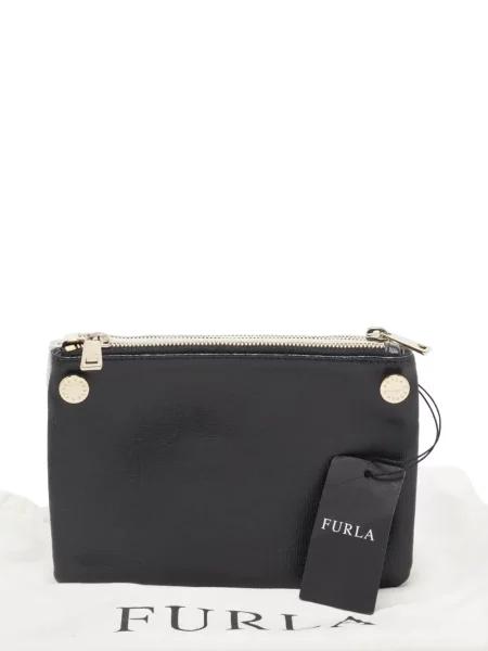 Listová kabelka Furla čierna