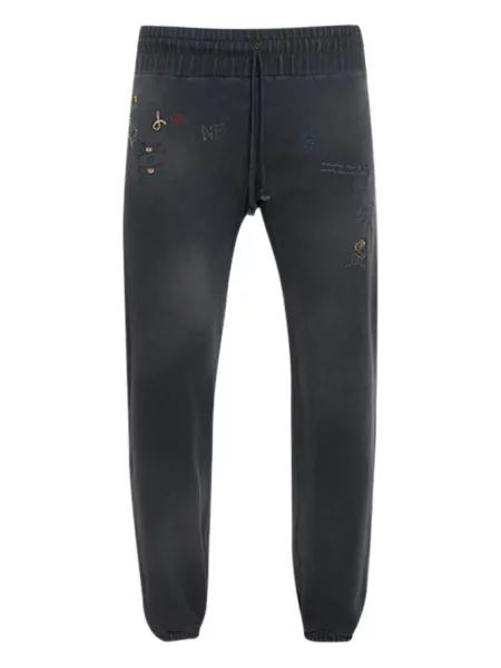 Trčanje hlače Nick Fouquet s vezom siva