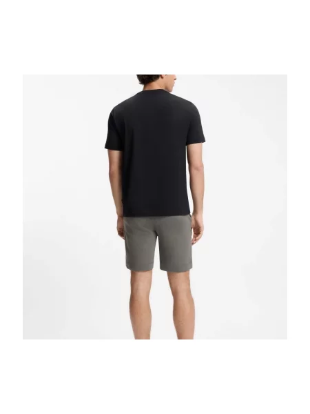 BOSS Tricou verde mentă / roz pastel negru