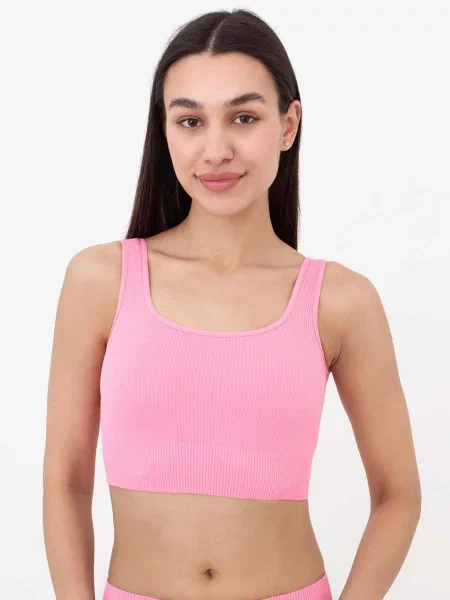 Топ Giulia из микрофибры розовый