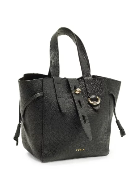 Geantă shopper Furla din piele negru
