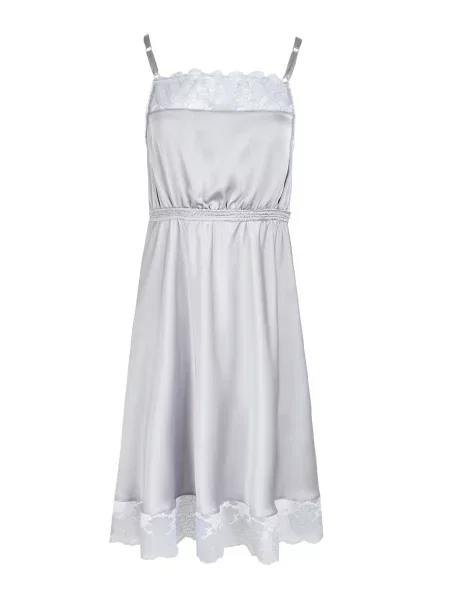 Нічна сорочка Fleri шовк сірий