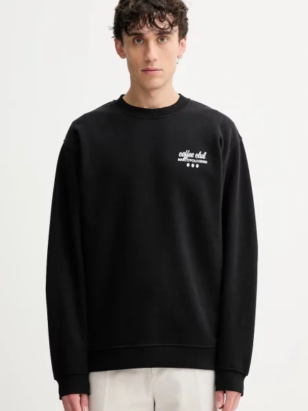 Bombažen pulover Marc O'Polo črna