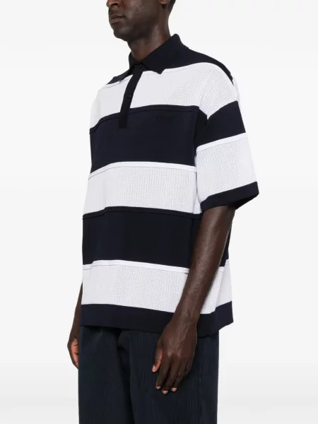 Ριγέ polo Juun.j μπλε
