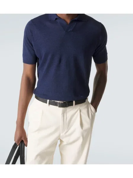 Tricou polo Thom Sweeney de in albastru