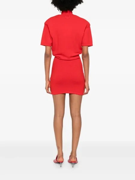 Tricou Jacquemus scurt roșu