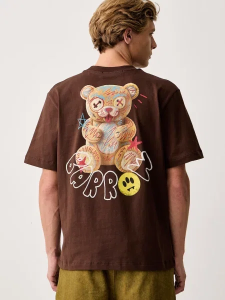 Barrow T-shirt brązowa