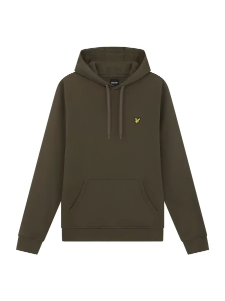 Bluza z kapturem Lyle & Scott z kapturem zielona