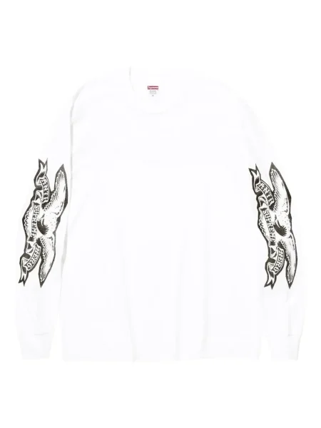 Tricou Supreme lung alb