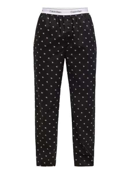 Calvin Klein Underwear Pantaloni de pijama gri deschis alb negru