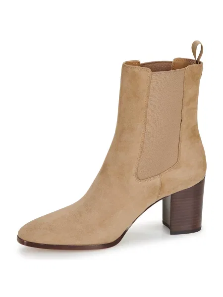 Pantofi Lauren Ralph Lauren din nubuc bej