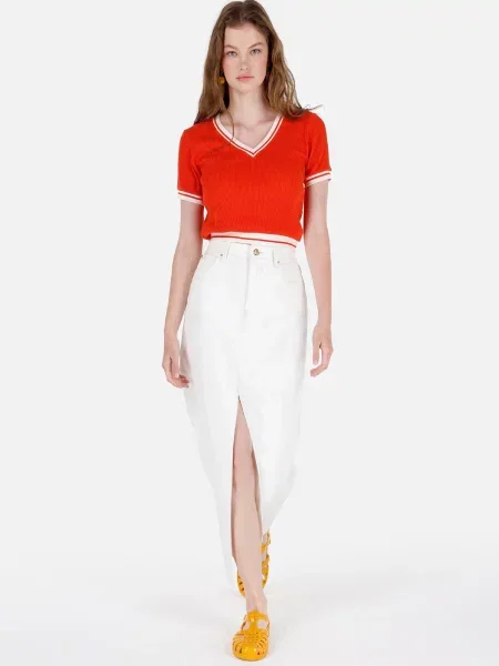 Спідниці Colin’s комбінований верх білий