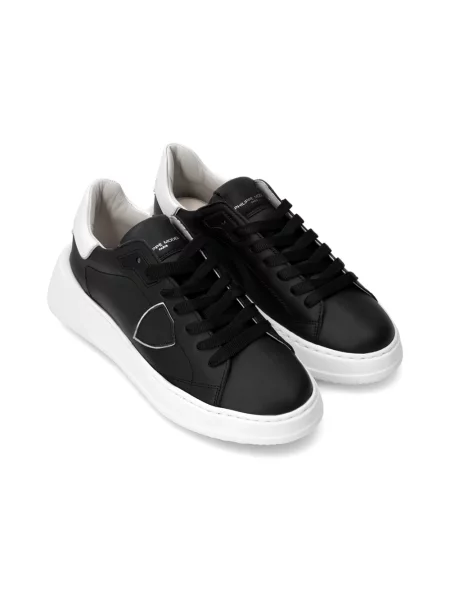 Buty do tenisa Philippe Model skórzane do tenisa czarne