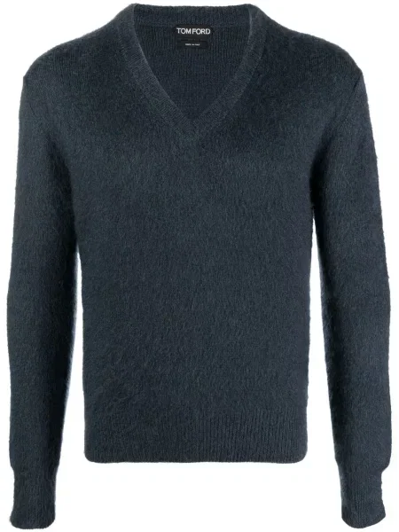 Pulover Tom Ford tricotate cu decolteu în V
