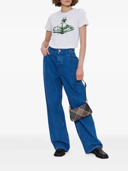 Raštuotas marškinėliai Vivienne Westwood balta