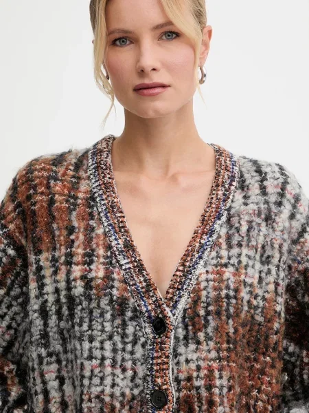 Шерстяной кардиган Missoni коричневый