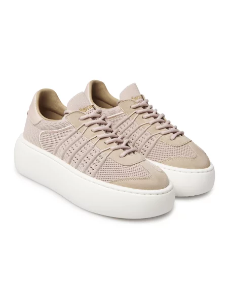 Sneakersy Barracuda zamszowe różowe